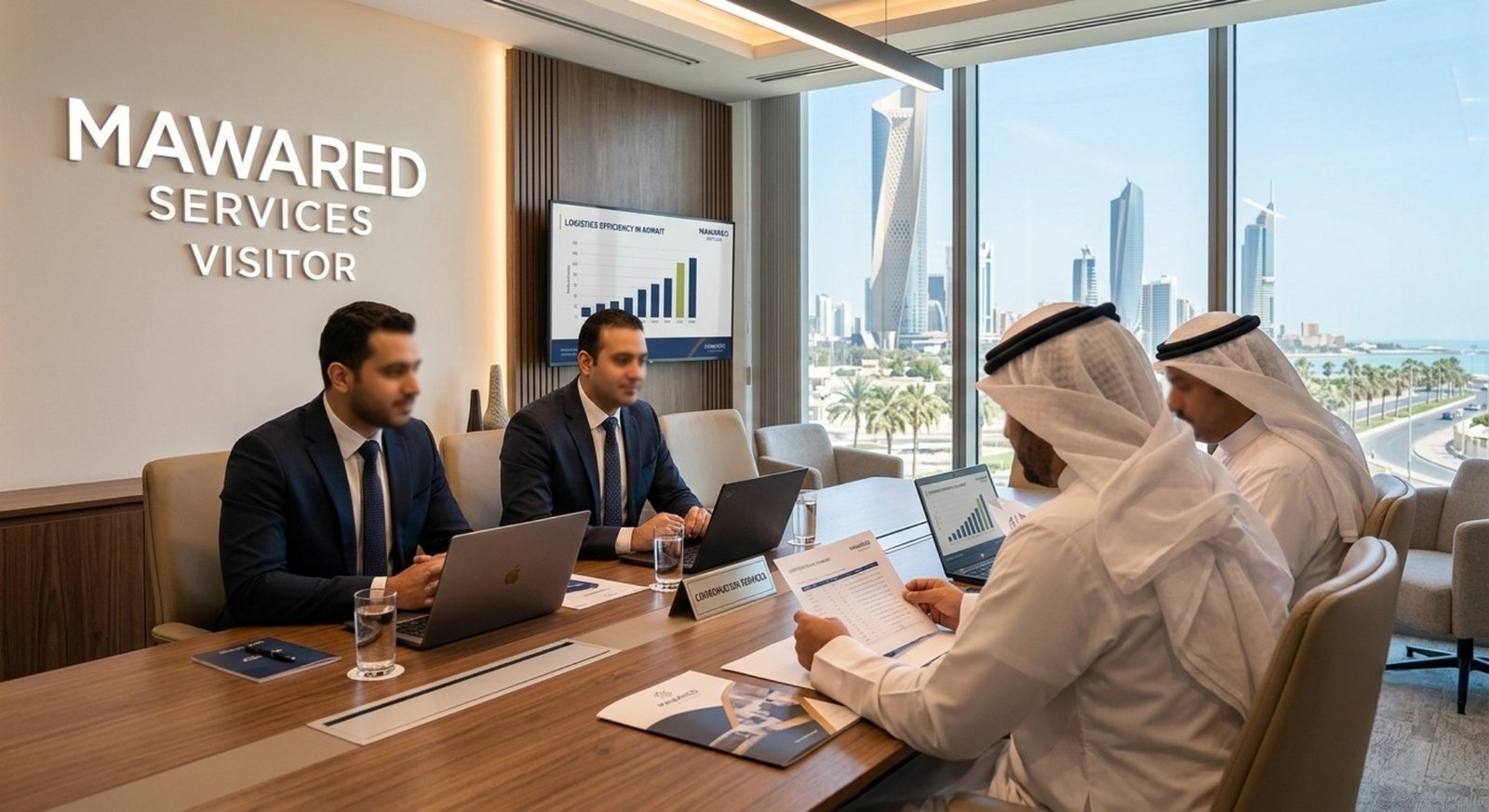 الخدمات اللوجستية وتنسيق الأعمال في الكويت